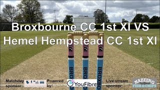 Broxbourne CC 1st XI VS Hemel Hempstead CC 1st XI [upl. by Evars]