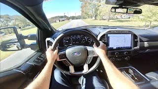 2022 Ford F450 Platinum 4X4 POV Drive Impressions and ASMR [upl. by Phia]