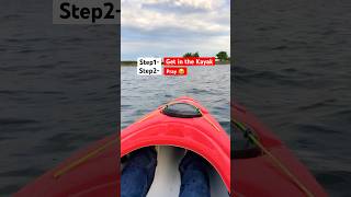 Kayaking for the first time canada beginners lake kayaking travelcanada vlog trending kayak [upl. by Eleen469]