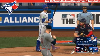 MLB THE SHOW 24  Toronto Blue Jays vs Minnesota Twins  Game 39 [upl. by Trebleda846]