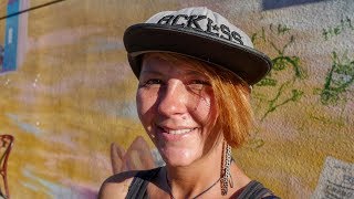 Young Homeless Woman Shares about Surviving on Venice Beach Los Angeles [upl. by Ajnos]