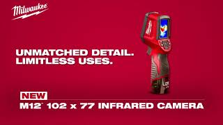 Milwaukee M12 Thermal Infrared Camera 78K Pixels 225821 [upl. by Lesab309]