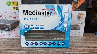 Mediastar MS4030 4K UHD 10Bit H265 Dolby Plus Unboxing and Full Review  ART Satellite [upl. by Heda]