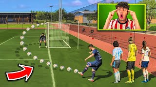 I Attempted the WEIRDEST Shots in FIFA 22 [upl. by Renruojos]