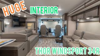 2023 Thor Windsport 34R  35 Class A  HUGE Interior [upl. by Babby]