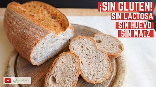 EL PAN SIN GLUTEN DE TRIGO SARRACENO MÁS ESPONJOSO  sin lactosa sin almidón de máiz vegano [upl. by Jodi]