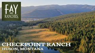 Montana Ranch For Sale  Checkpoint Ranch  Huson MT [upl. by Pascia513]