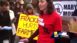 Fracking demo shows bad side of extraction process [upl. by Yssep246]