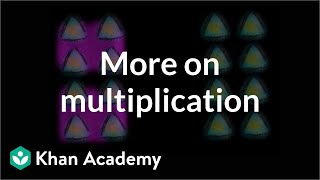 More on the concept of multiplication  Multiplication and division  Arithmetic  Khan Academy [upl. by Nap]