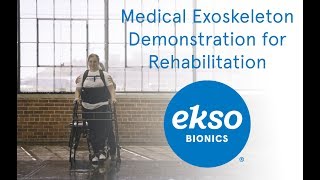 Medical Exoskeleton Demonstration for Rehabilitation [upl. by Anailuy]