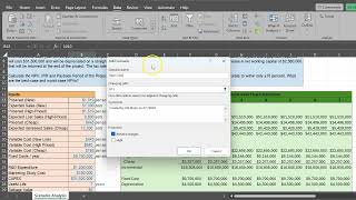 Scenario Analysis in Capital Budgeting Detailed Example Using Excels Scenario Manager [upl. by Baiel]