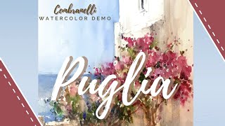 Puglia  WatercolorAquarela  Demo [upl. by Malet]