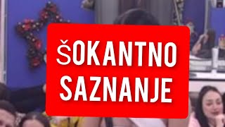 ŠOKANTNO SAZNANJE U ZADRUZI  TOTALNA NEVERICA [upl. by Thanasi]