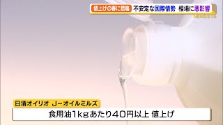 小麦製品 食用油…値上げの春 専門家は値上げが長期化すると分析（静岡県） [upl. by Euridice]