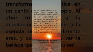 Sé tu propio refugio y tu mayor apoyo amor autoestima amorpropio reflexiones [upl. by Gerita925]