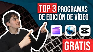 Los MEJORES PROGRAMAS para EDITAR VIDEOS en PC GRATIS ✅ TOP 3 EDITORES 2024 🔥 [upl. by Bamford]