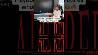 Playboi Carti stole Futures flow 😳playboicarti future flow rap reaction relatable shorts [upl. by Aleka]