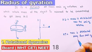 12 th science ch 1 Rotational dynamics lecture 18 Maharashtra boardmhtcet neet [upl. by Iarahs]