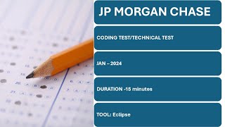 JP Morgan Java coding Questions UK Interview Experience  6 years jpmc jpmorganchase java [upl. by Larrad]