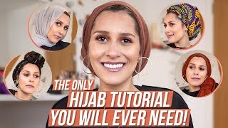 The ONLY Hijab Tutorial you NEED [upl. by Gilletta]