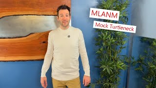 MLANM Mock Turtleneck stretchy yet fitted turtlenecksweater mensfashion mensclothing [upl. by Wernda]