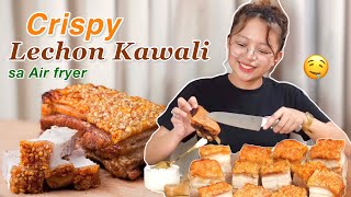 CRISPY LECHON KAWALI SA AIR FRYER  Philippines [upl. by Araiek]