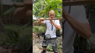 Arnis Tutorial  Pt 3 Hook Thrust amp Slash 360 Technique  Filipino Martial Arts Drill FMA eskrima [upl. by Doownelg]