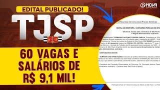 Concurso TJ SP  Edital publicado Análise direto ao ponto [upl. by Ahtabat]