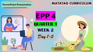 EPP 4 Matatag Curriculum Quarter 1 Week 2 Day 15 [upl. by Dirrej167]