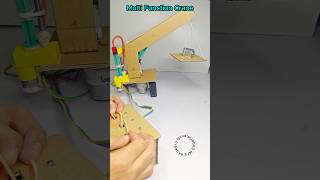 Multi Function Crane • Dc Motor  dcmotor tech youtubeshorts dcmotorproject [upl. by Penny]