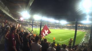 FC Sochaux  FC Metz 07082015  Parcage Messin [upl. by Kunin]