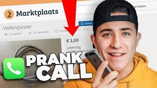 MENSEN OP MARKTPLAATS IRRITEREN PRANKCALL  Djallas [upl. by Aleuqahs]