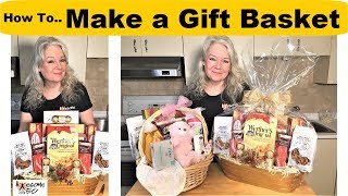 How to Make Gift Baskets for Christmas Baby Birthday amp other Gifts Men amp Women Crafts over 50 [upl. by Nyral]