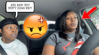 DAZING OUT WHILE DRIVING PRANK ON ANGRY WIFE [upl. by Korney]