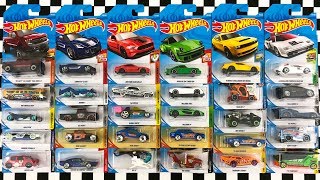 Opening 30 New Hot Wheels 2018 P Case Cars [upl. by Ilenna]