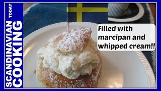 Semla  How To Make Swedish Semlor Buns  Fastlagsbulle [upl. by Shafer]