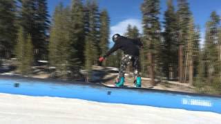 Clemens Millauer and Anna Gasser USA Park Clip presented by Blue Tomato [upl. by Loella302]