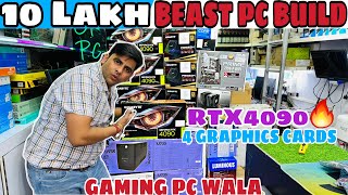 RS10 Lakh Beast Pc Build  RTX 4090  Gaming Pc Wala  Nehru Place Computer Market  Gaming Pc [upl. by Tnirb]