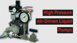 High Pressure AirDriven Liquid Pumps [upl. by Mendy152]