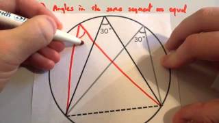 Circle Theorems  Corbettmaths [upl. by Philippe]