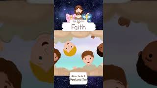 JESUS HEALS A PARALYZED MAN · BIBLE STORIES FOR CHILDREN KIDS · ANIMATED CARTOON BIBLE shorts [upl. by Alet]