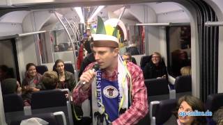 Flashmob Fastnachtszug im Zug [upl. by Grannie101]