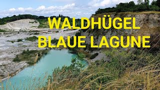 Naturschutzgebiet Waldhugel Rheine kalksee Blaue lagune  Beeld 21 9  4K [upl. by Vidda701]