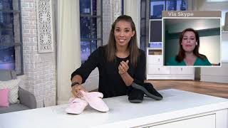 Vionic Adjustable Strap Slippers  Emily on QVC [upl. by Keung]