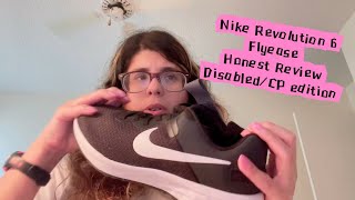 Nike Revolution 6 FlyEase  Honest Review  Disabled  CP Edition [upl. by Anneres]