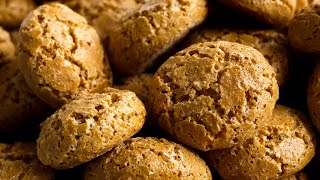 BISCUITS AMARETTI  Recette italienne rapide et facile  🇮🇹 Petite Italie [upl. by Annahsed21]