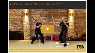 FMA365  Double Sticks  Cabca 1 Basic [upl. by Guthrey348]