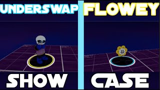 UnderSwap Sans And Flowey Showcase Alternative Universes Tower Defense [upl. by Ardelia]