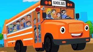 Wheels On The Bus  Nursery Rhymes Songs For Children  Bus Songs Video For Kids [upl. by Ilujna943]