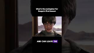 What’s the metaphor for snape’s first lesson movie movie harrypotter ronweasley [upl. by Yelyab]